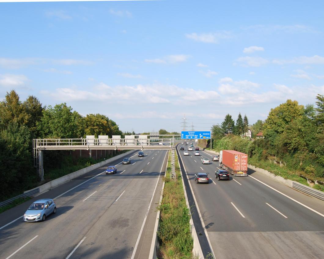 Auto's op de snelweg