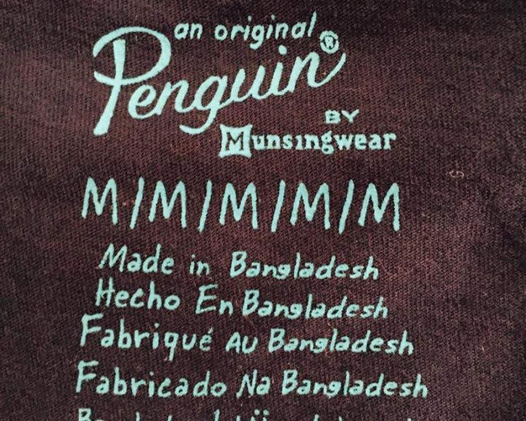 Label in t-shirt