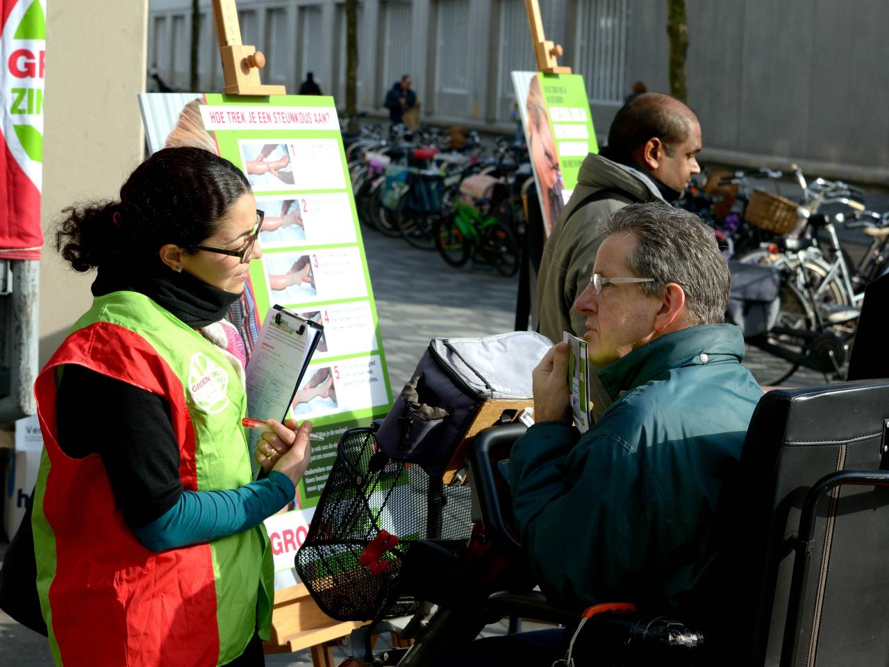 Stop de Stopwatch actie 26 februari, Almere.